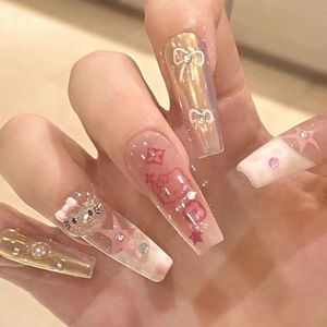 Press on nails hello kitty